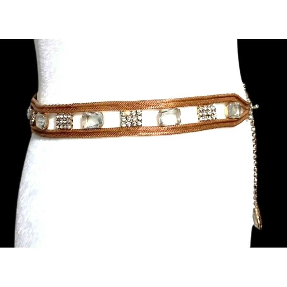 Vintage rhinestone belt